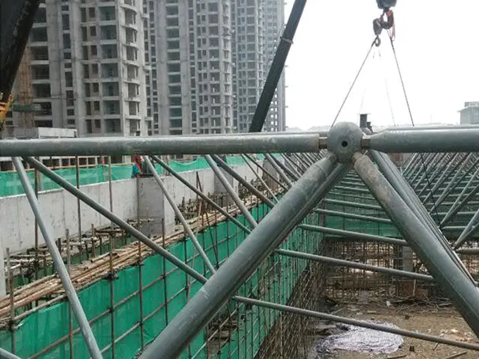 句容收费站网架厂家
