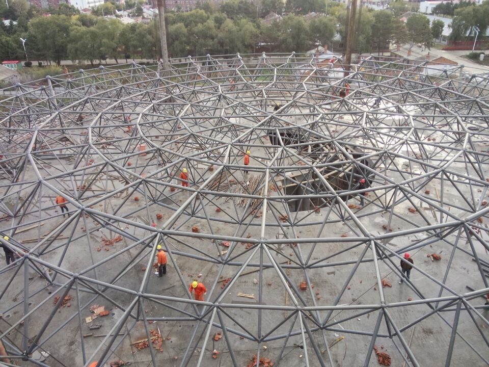 句容全民健身中心网架