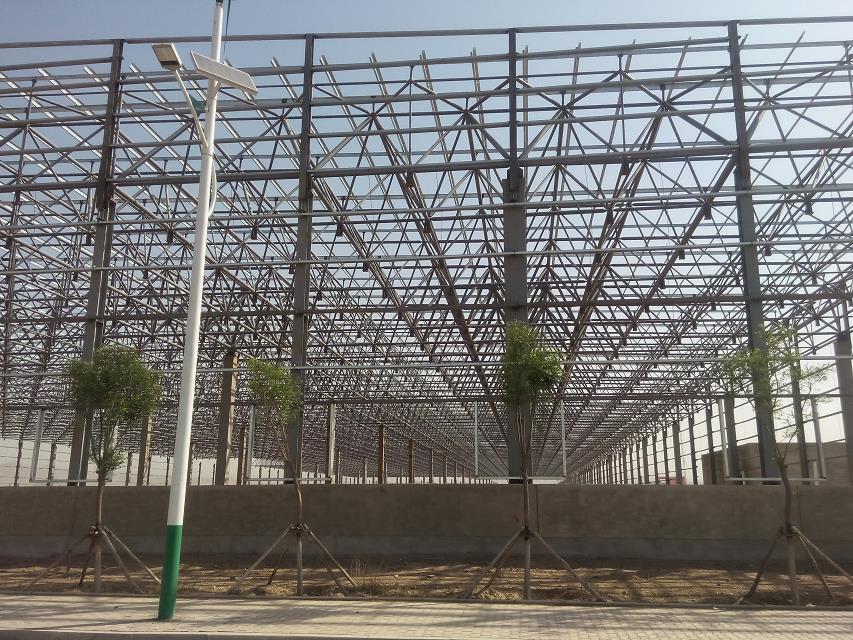 句容汽车工业厂房网架