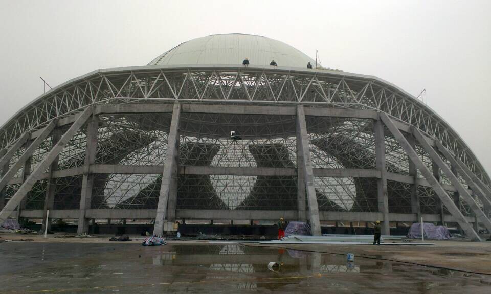 句容温泉馆网架工程